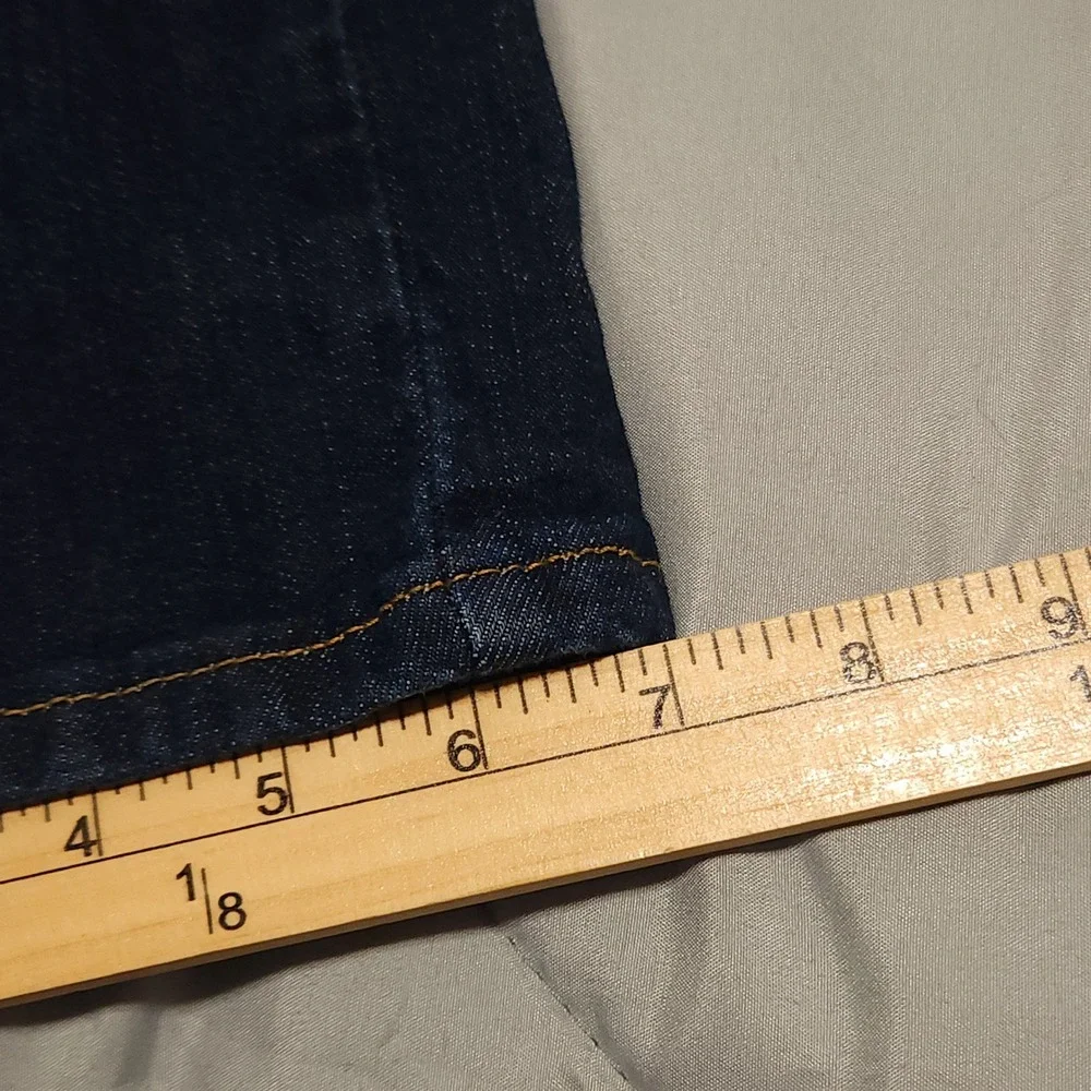 Levi's 514 Straight Fit Jeans Mens 30x32 Dark Wash Stretch Denim Blue